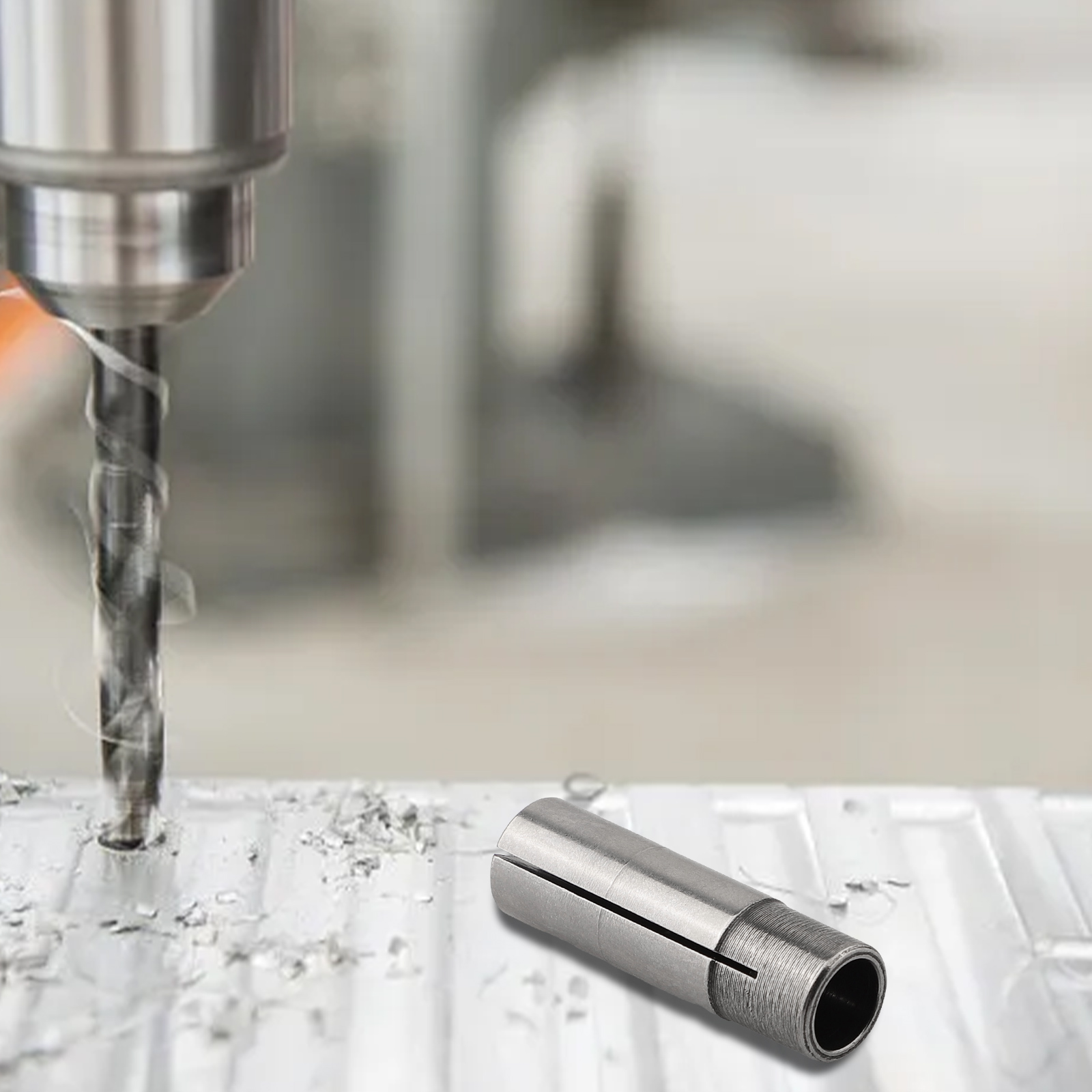 1/2" 1/4" 1/8" Collet Adaptor Shank Reducer Bit CNC Spindle Router 4/6/8/10mm For Engraving Machine Chucks