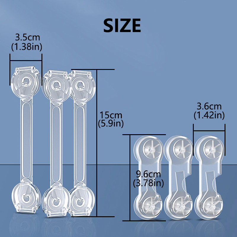 3/5 個ベビーキャビネットロックストラップ引き出しロック子供抗オープニング冷蔵庫ロックホームベビー抗ピンチ安全保護バックル