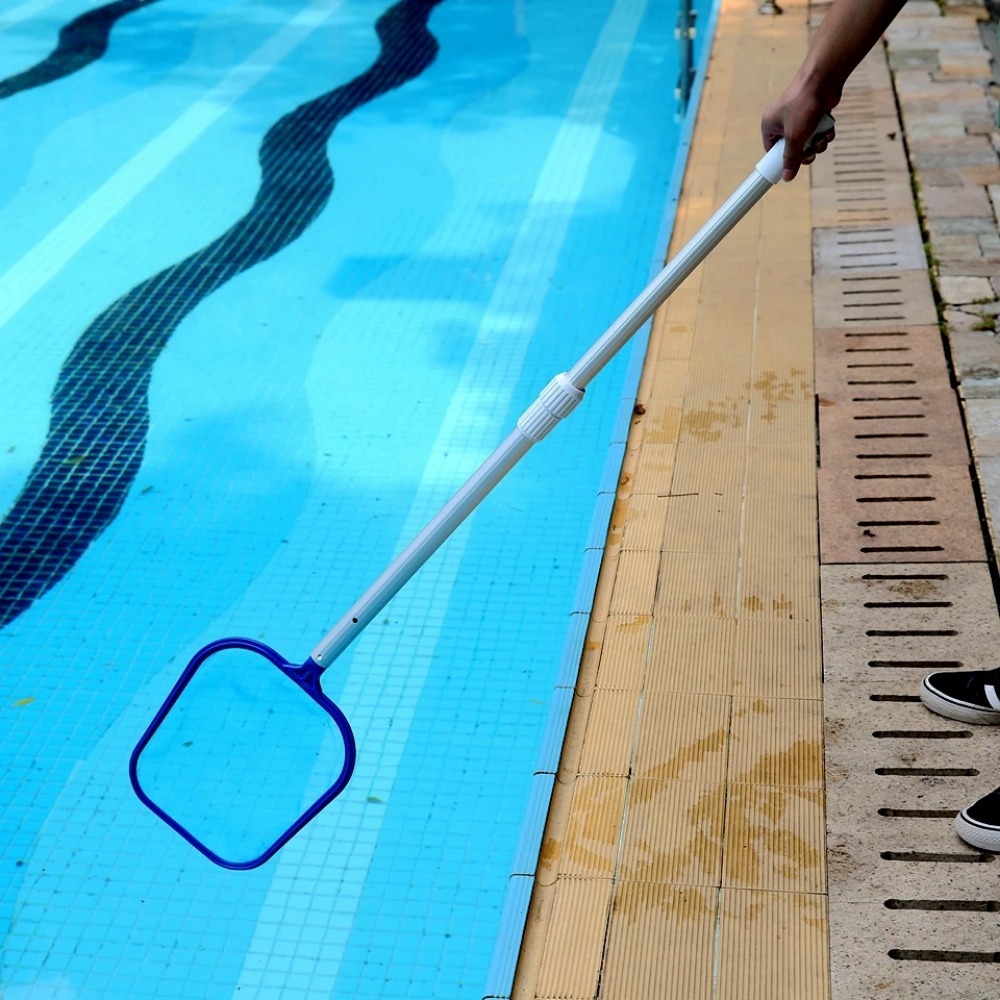 Folha ancinho malha quadro net skimmer limpador piscina spa ferramenta