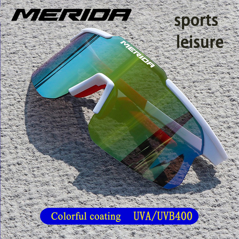 Merida gafas de sol ciclismo para hombre y mujer, gafas deportivas con protección UV