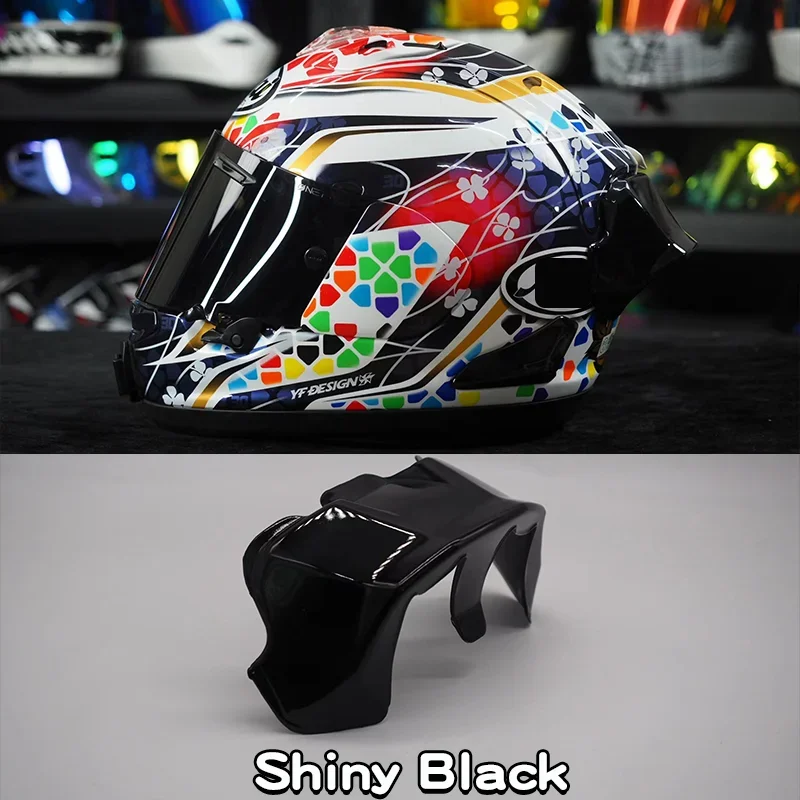 オートバイリアトリムヘルメットスポイラー RX7X RX-7X VZ-Ram RX7V RX7 レーシングヘルメット RX7X DF-X2 スポイラーアクセサリー