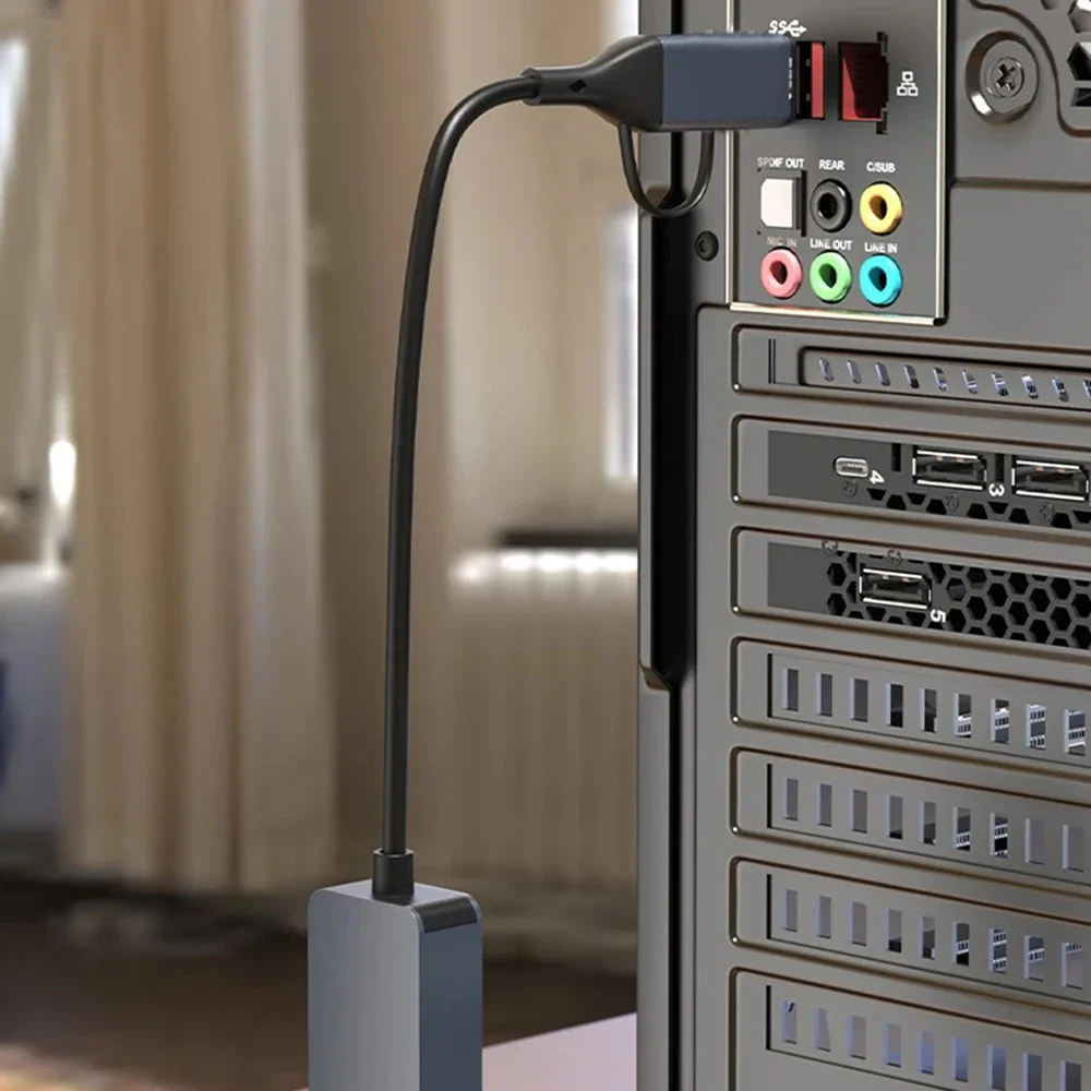 Адаптер Ethernet с двумя портами USB Type-C на RJ45, 2500 ГГц