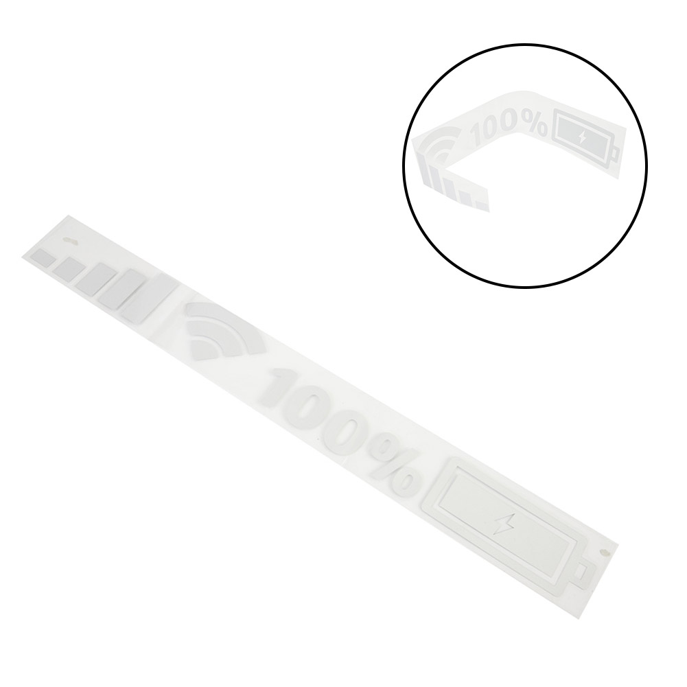 Pegatinas reflectantes de vinilo para coche, calcomanías de decoración, blanco, multicolor, rojo, amarillo, 45CM, 100%