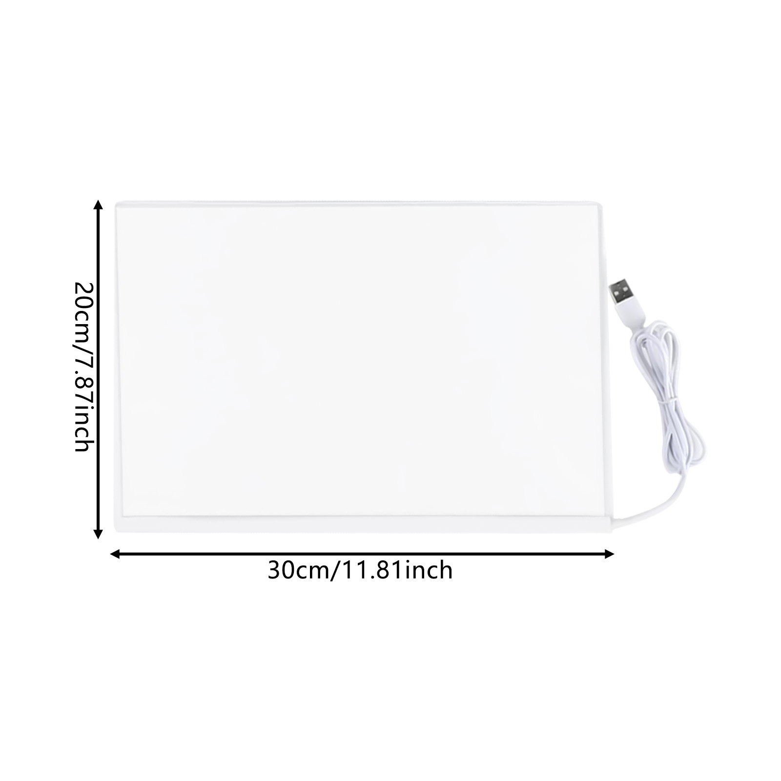 Glowing Acrylic Dry Erase Board with Light Ultra-Thin Tracing Writing Light Board For Bar Counters Hotel Front Desks