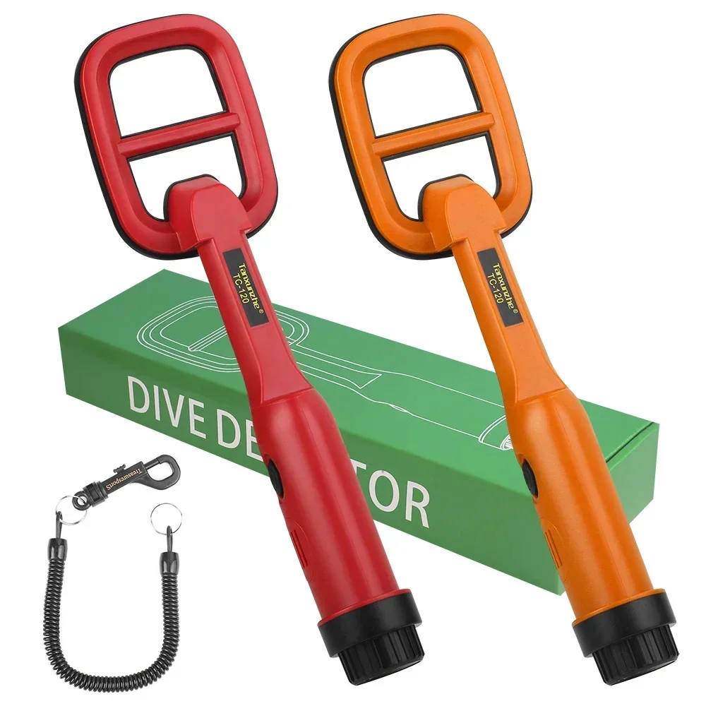 TC-120 Metal Detector, Metal Finder, Hand Held Pulse Pinpointer, indução, mergulho, tesouro, impermeável