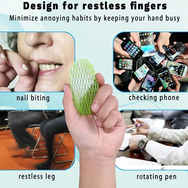Fidget Worm Sensory Toy - บรรเทาความเครียด Wiggly Worm สําหรับเด็กและผู้ใหญ่ - ของเล่นมือบีบอัดสนุกเพื่อบรรเทาความวิตกกังวลและโฟกัส