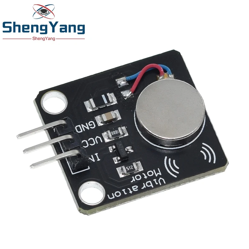 TZT 1/5PCS 5V Vibrating Vibration Motor Module High and Low Level Vibration Mini Motor Module for Arduino