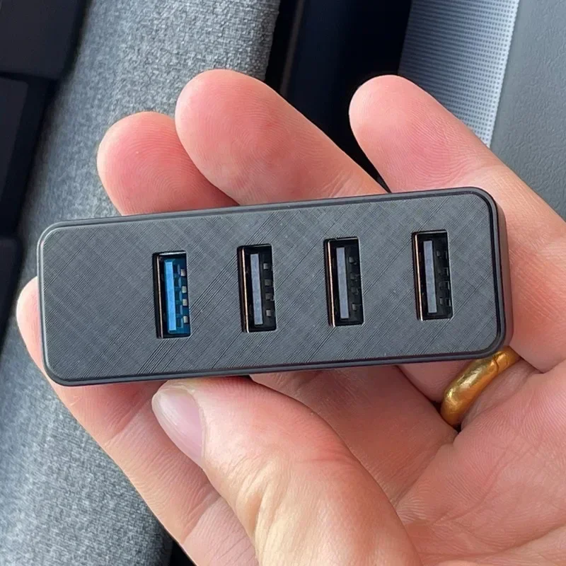 ドッキングステーション,ハイランドグローブボックス,USBハブ拡張ドック,急速充電,新しいモデル3,カーアクセサリー,2022, 3