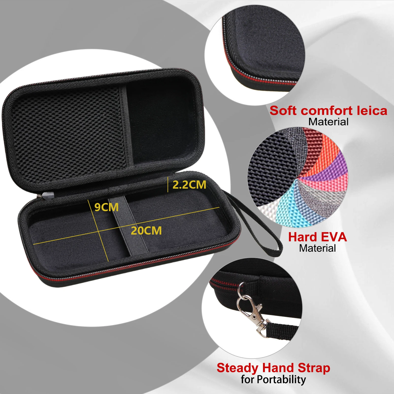 LTGEM EVA Hard Case Compatible with Texas Instruments TI-84 Plus CE//TI-Nspire CX CAS/TI-Nspire CX II/Color Graphing Calculator