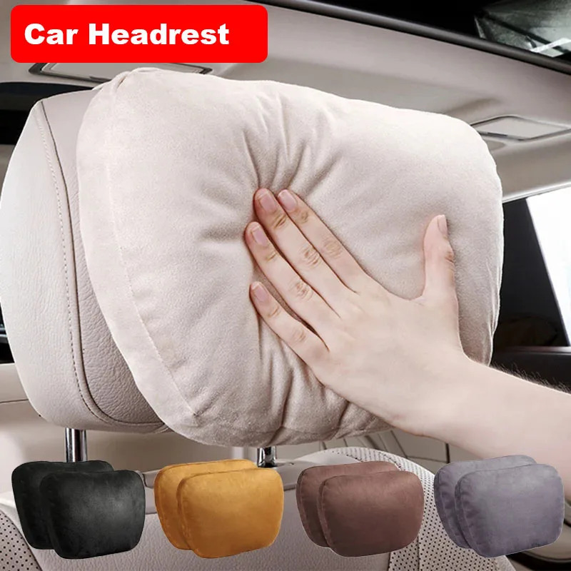 Reposacabezas de coche soporte para el cuello asiento/Maybach Design S clase suave Universal ajustable almohada de coche cojín de descanso para el cuello de alta calidad
