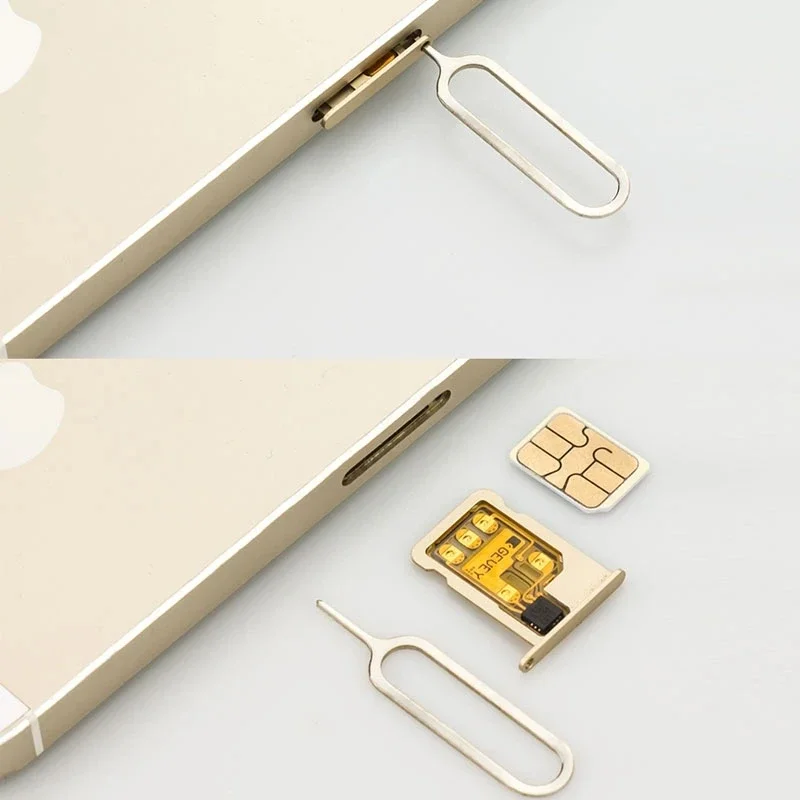 SIM Card Key Tray Eject Pin Portable Removal Tool Accessories for IPhone Samsung Xiaomi Huawei Phone Tablet Card Tray Opening