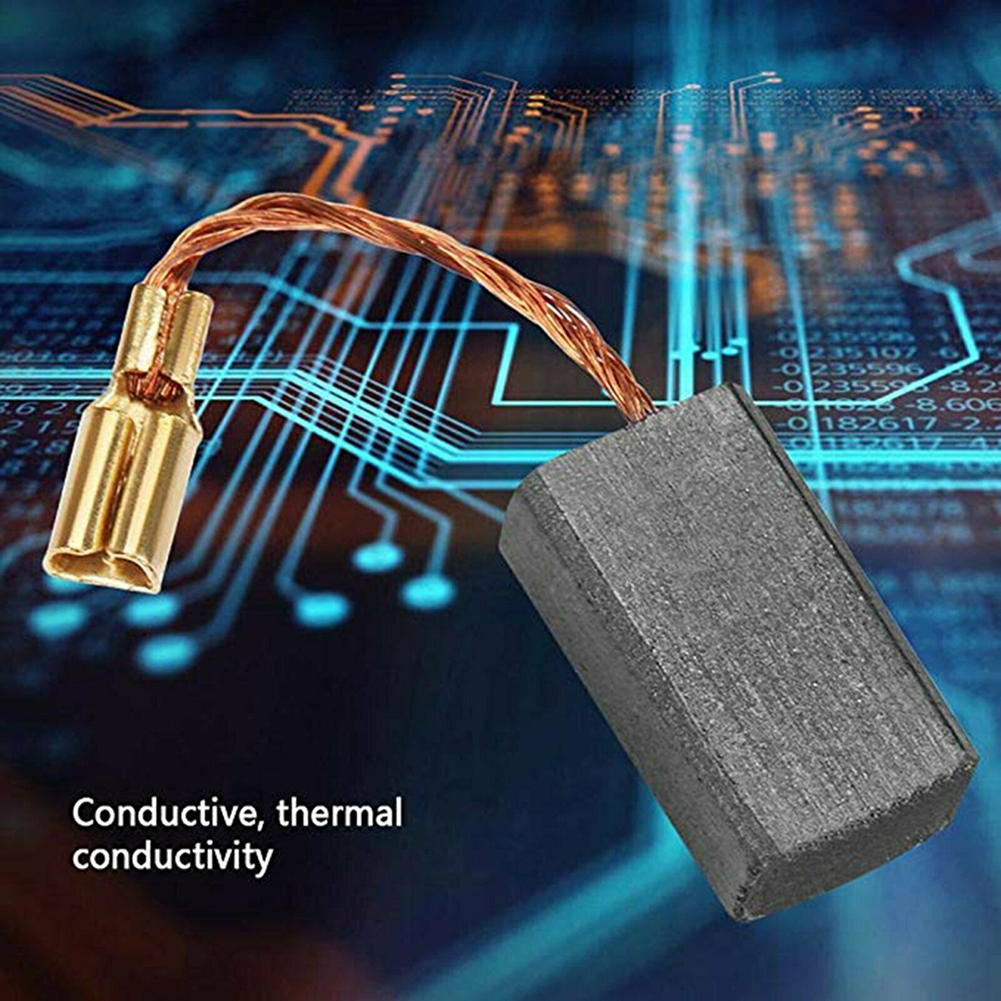 10 peças de reposição de escovas de carbono 5x8x15mm para motor bosch moedor de ângulo escovas de carbono acessórios de ferramenta elétrica