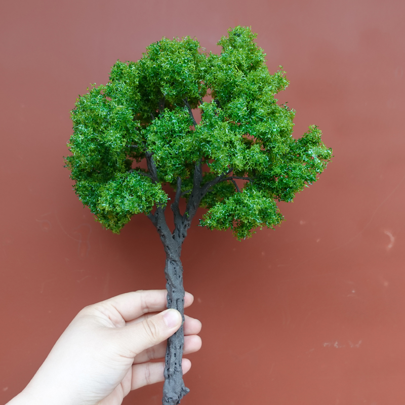 Modelo de árvore banyan, 25-30cm, modelo de árvore, venda quente, modelo em escala g, campo de árvore verde, material de layout de mesa de areia militar