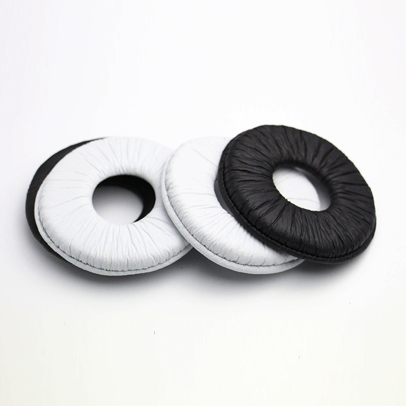 Aksesoris bantalan telinga Headphone bantal untuk ZX100 V300 ZX110AP kecil 7*7*2cm untuk MDR-V150 V100 untuk Sony hitam putih