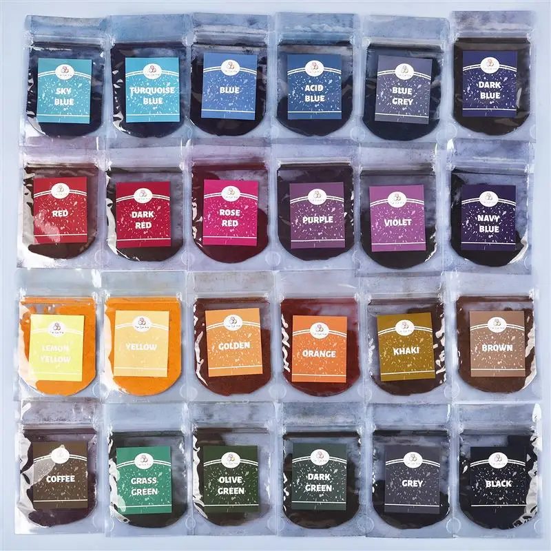10g ผงย้อมผ้าสีย้อมสิ่งทอย้อมเสื้อผ้า Tie ย้อมผ้าฝ้ายไนลอน Multifunctional Pigment สําหรับเสื้อผ้าเก่าตกแต่ง