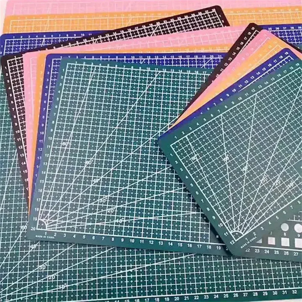A4/A5 Self-Healing Cutting Mat 1-Pack - Double-Sided Plastic Craft Board with Grid for Sewing, Scrapbooking & Fabric