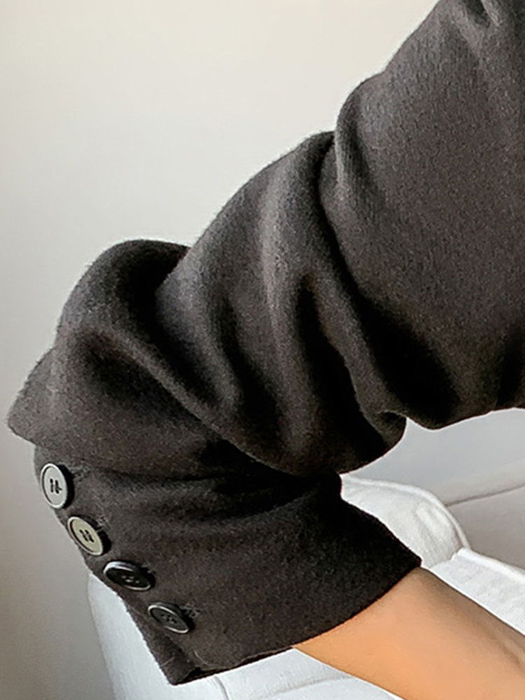 Nerazzurri – veste en cuir Patchwork de laine noire avec de nombreuses poches, manches longues, mode coréenne, Streetwear, automne 2022