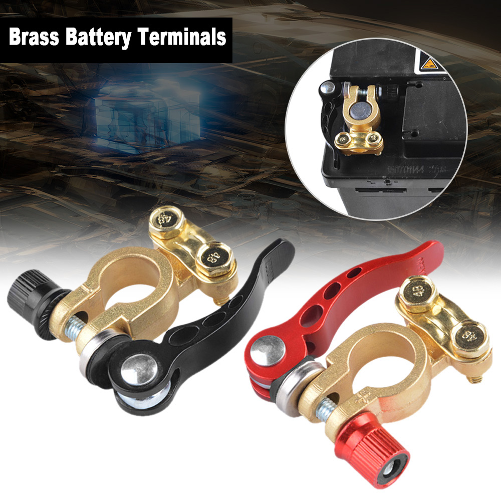 12V 24V Quick Release Disconnect Auto Batterij Terminal Connectors Top Post Auto Draad Kabel Klem Voor Boot Race auto