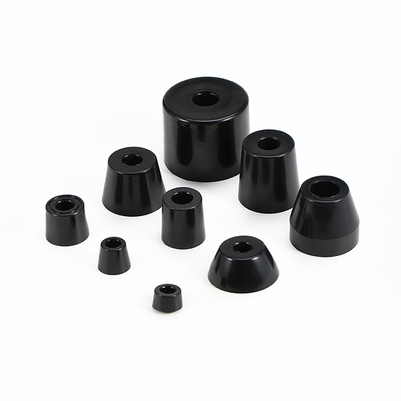 1/4 Stück schwarze Gummifüße Stuhlbodenschutz rutschfeste Möbelfüße Tischbeinabdeckung