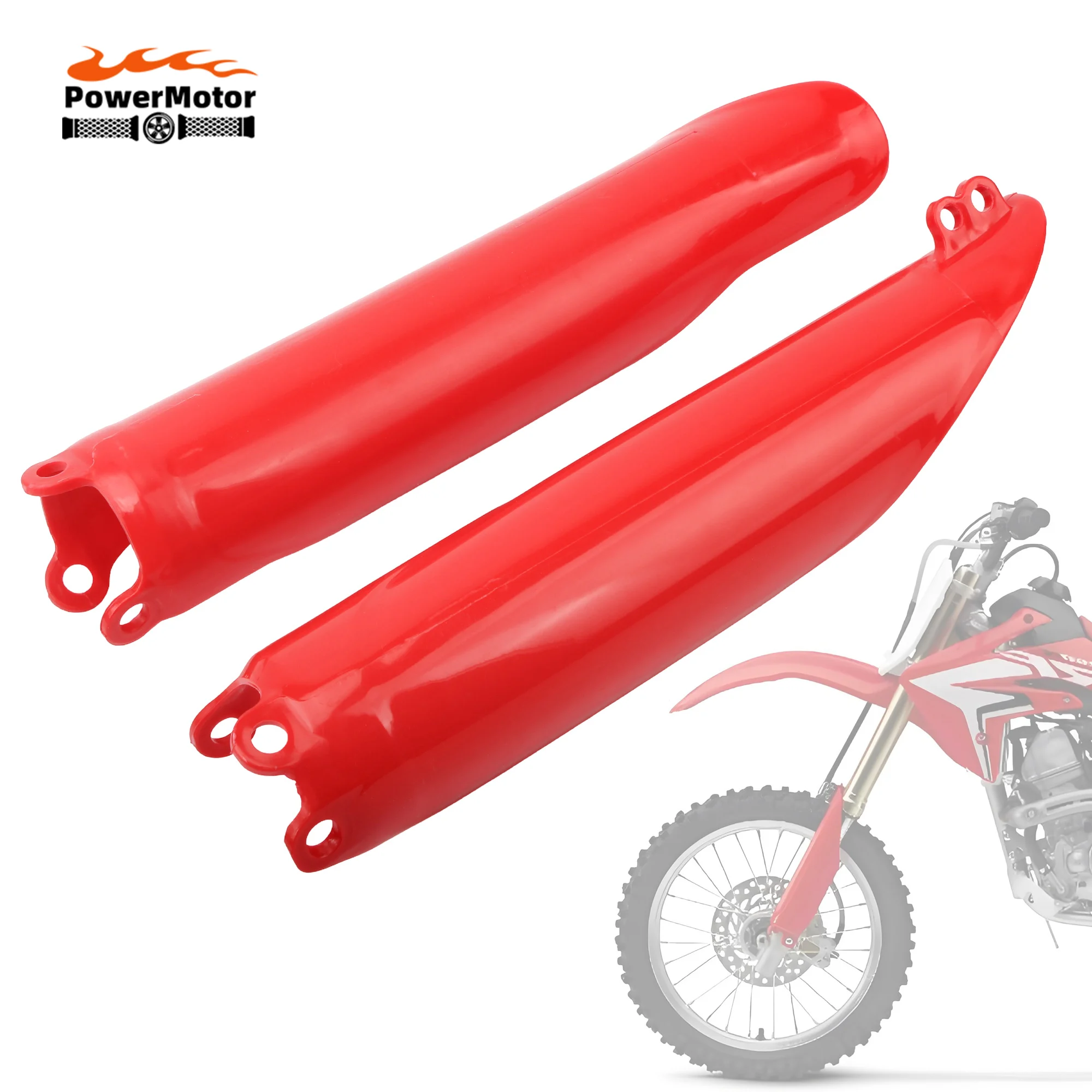 Пластиковая защита вилки мотоцикла, передняя вилка, крышка рамы для Honda CRF CR 125 250R 250 450 X RX CRF250 CRF450 CR125