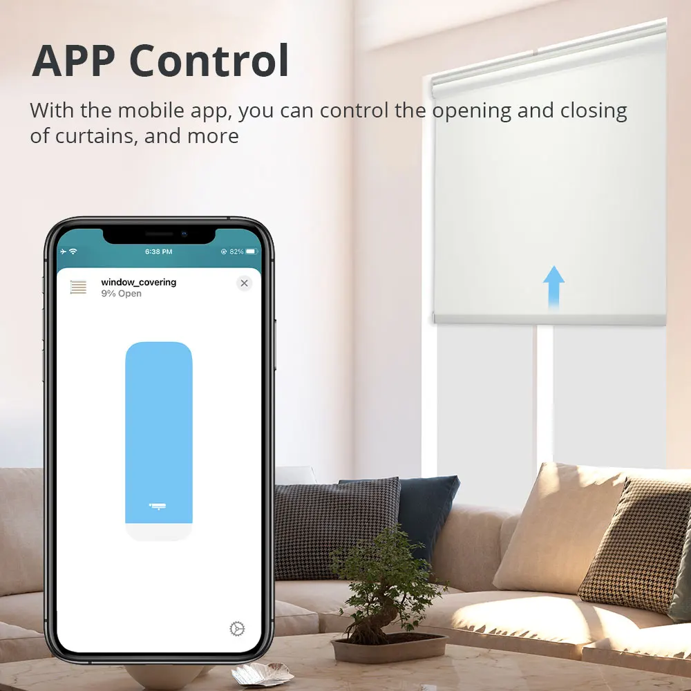 Zemismart Matter Over ด้ายสมาร์ท Roller Shade ผ้าม่านมอเตอร์แบตเตอรี่ในตัวสําหรับหลอด 38 มม. Homekit Google Home Smartthings App