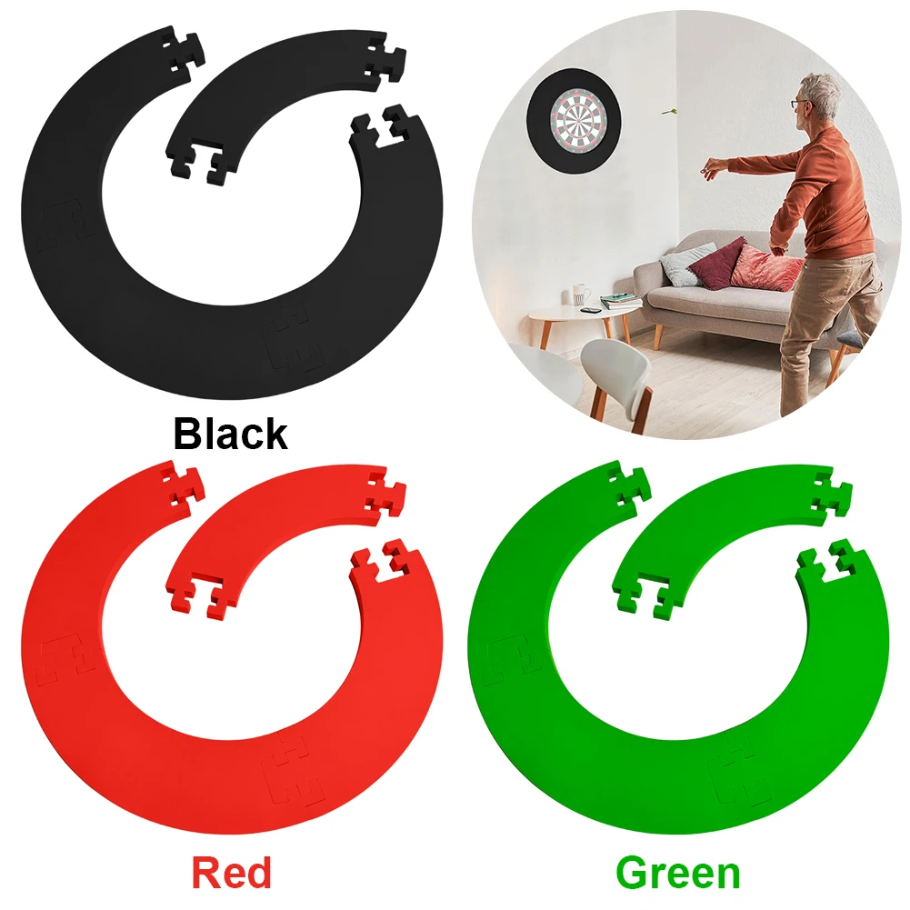 EVA Dartboard Surround Jigsaw Ring Design Dart Board Ring Leichte Wand Dart Backboard Ring Abnehmbare Dartboard Surround Ring