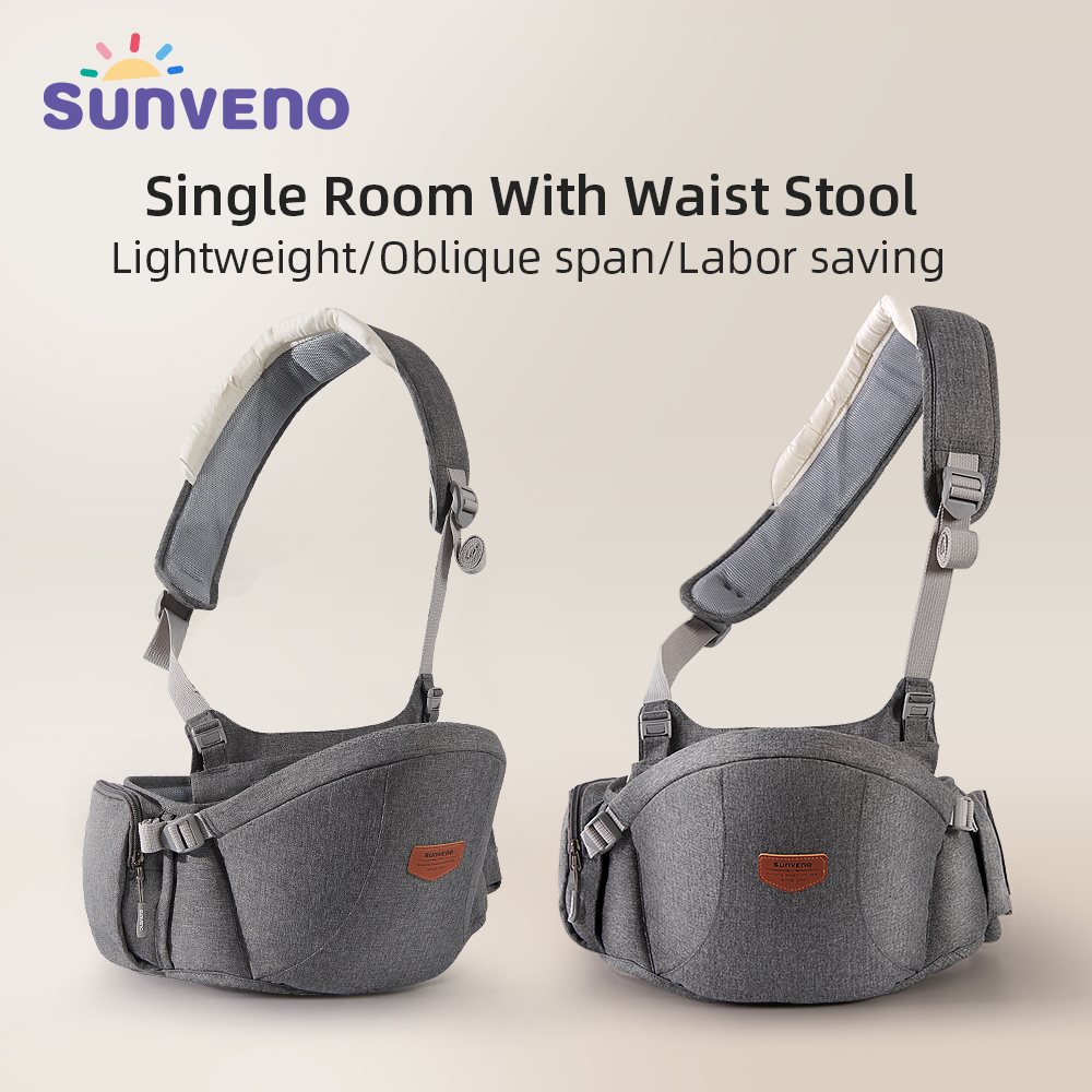 Sunveno nuevo portabebés de un hombro sin esfuerzo conveniente ajustable desmontable portabebés accesorios de bebé de alta calidad