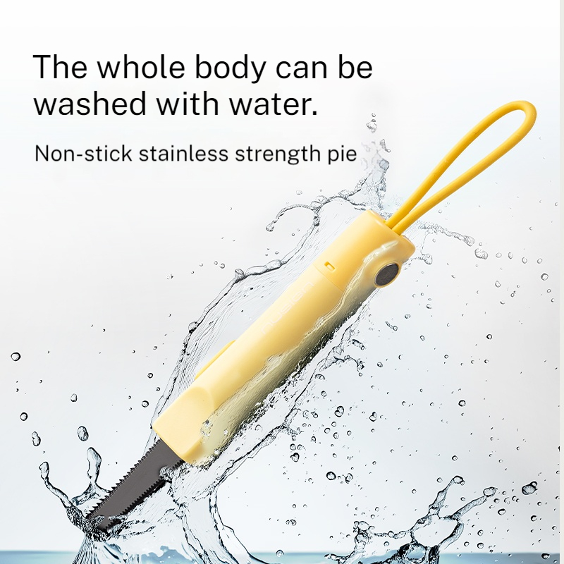 NUSIGN Magnetic Mini Box Cutter Portable Retractable Blade Paper & Letter Opener Durable ABS Material for Office & Home Use