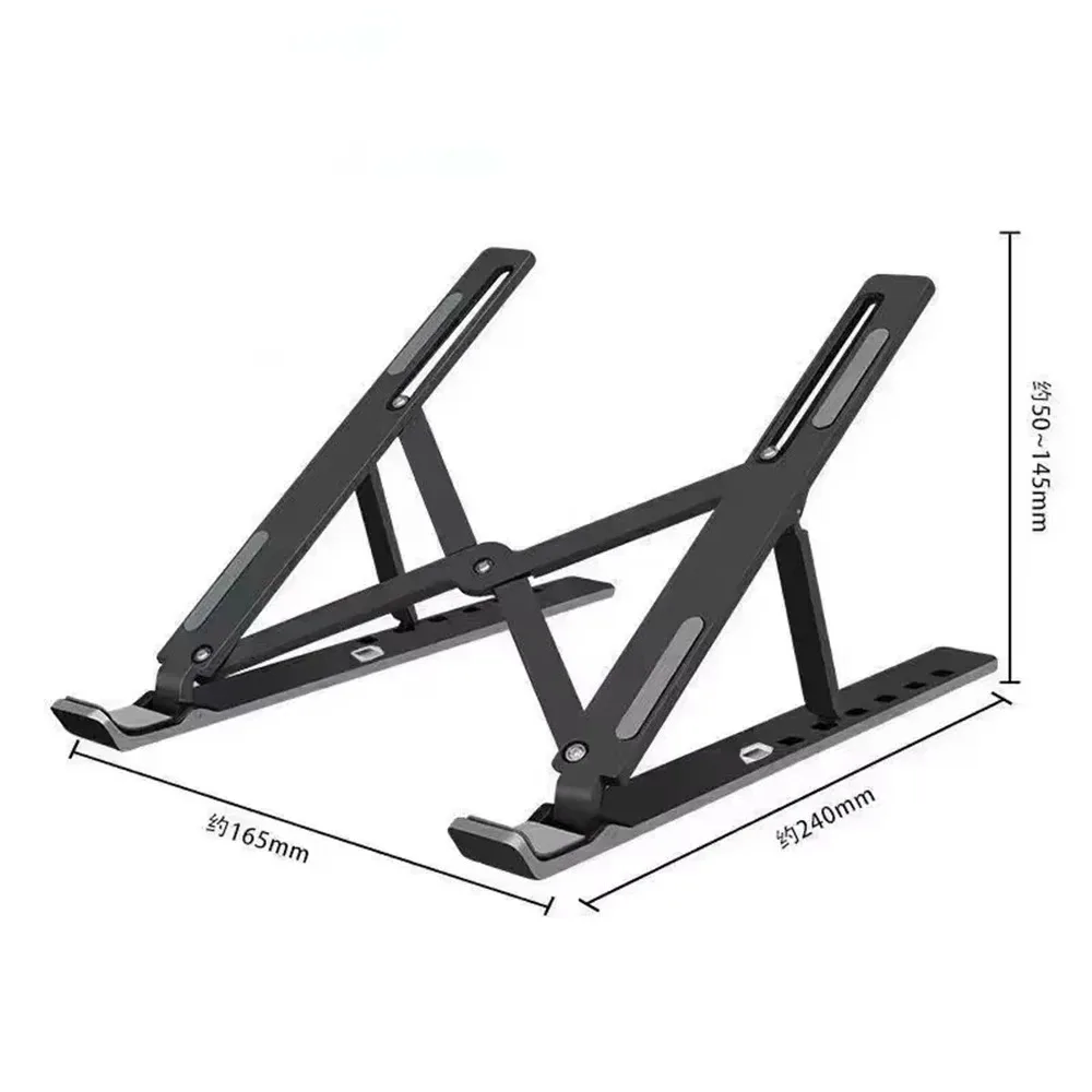 Soporte plegable para ordenador portátil W, soporte ajustable para portátil, Base de soporte ABS para Macbook Air Pro, accesorios prácticos