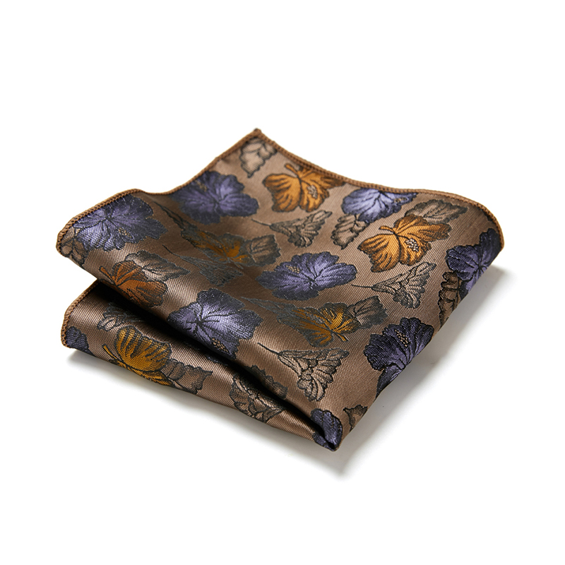 럭셔리 멋진 수제 패션 브랜드 실크 Hanky 포켓 스퀘어 인쇄 hombre 정장 의류 라이트 블루 맞는 직장