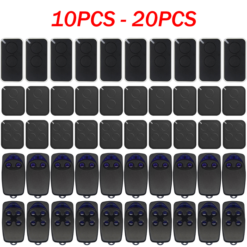 10PCS 20PCS NICE FLORS FLO2RS FLO4RS FLORE FLO2RE FLO4RE ERA INTI 2 INTI2 Garage Door Remote Control 433.92MHz Rolling Code