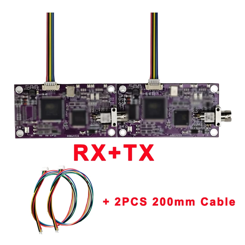 1-канальный преобразователь AHD 1080P и UART TTL в оптоволоконный, одномодовый одноволоконный одноволоконный FC/UPC, напряжение 0–20 км, 5–28 В