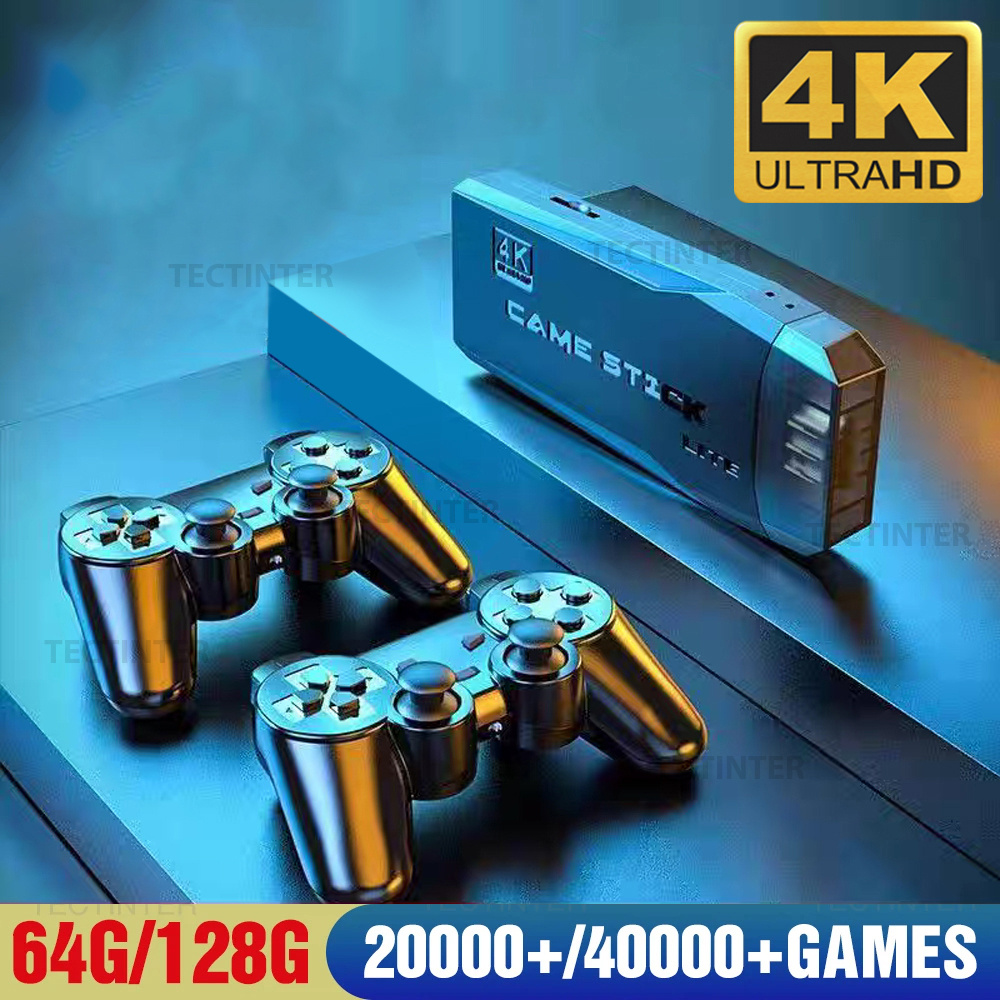 M8 4K ビデオゲームコンソール レトロ携帯ゲームプレーヤー ワイヤレスコントローラーゲームパッド 内蔵20000ゲーム PS1対応 ドロップシッピング