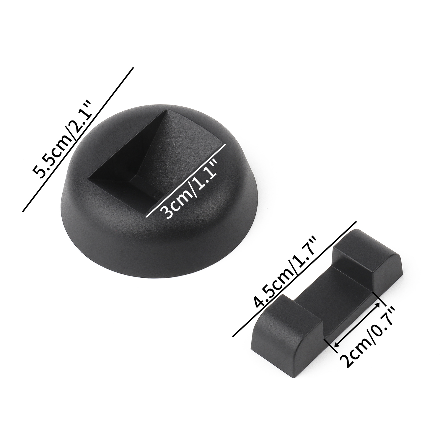 Black 3D Free Stand Suspension Floating Case Frame Membrane Display For Jewelry Storage Ring Earrings Necklace Accessories Box