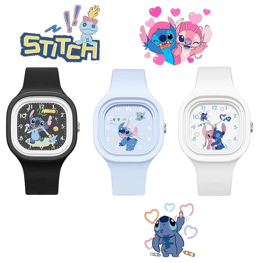 Disney kinderen kijken kawaii anime Lilo Stitch kinderen horloges sport siliconen horloge cartoon Mickey Minnie horloge kinderen geschenken