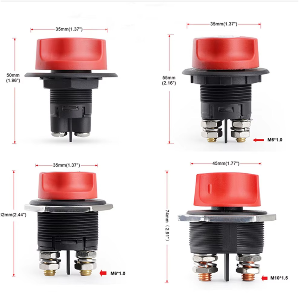 DC 12V 50A 100A 200A 300A 車のラリーバッテリースイッチ断路器電源アイソレータカットオフスイッチキットトラック車オートバイボート
