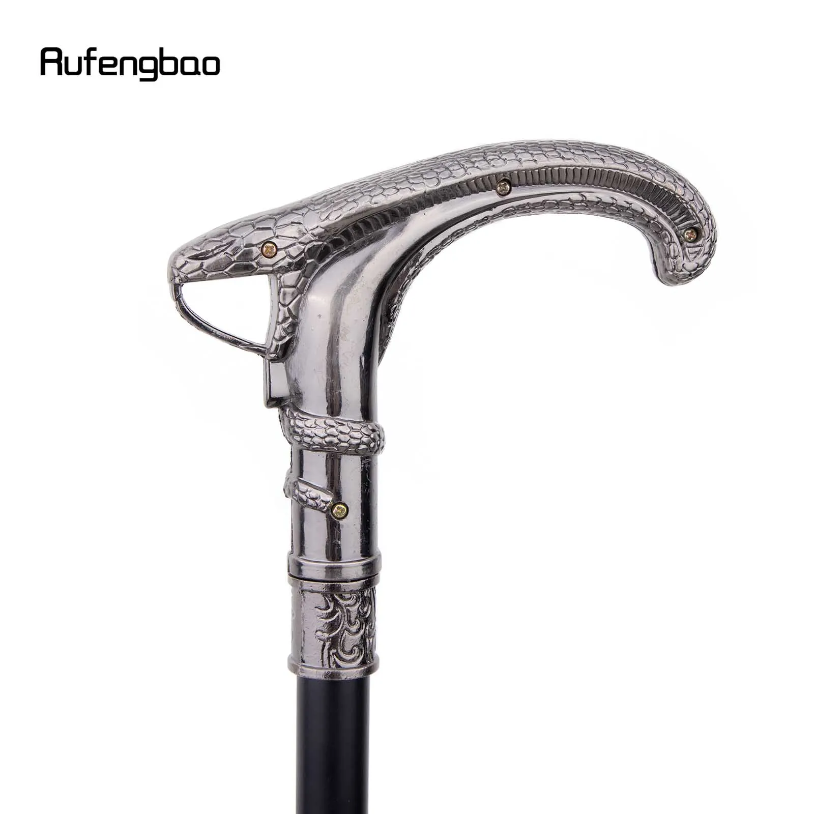 งูม้วนเดิน Stick ที่ซ่อนอยู่แผ่น Self Defense แฟชั่น Cane แผ่นฮาโลวีนคอสเพลย์ Crosier แวมไพร์ Stick 93ซม.