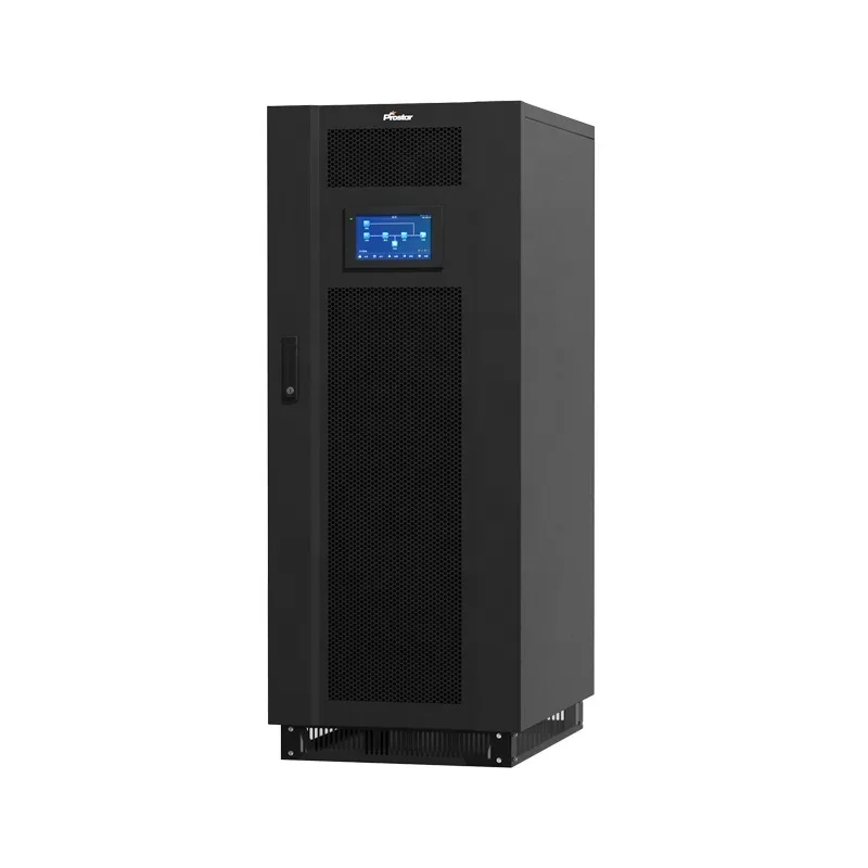 UPS industrial de baja frecuencia trifásico 20KVA 20KW PF1 fuente de alimentación de UPS en línea de onda sinusoidal pura