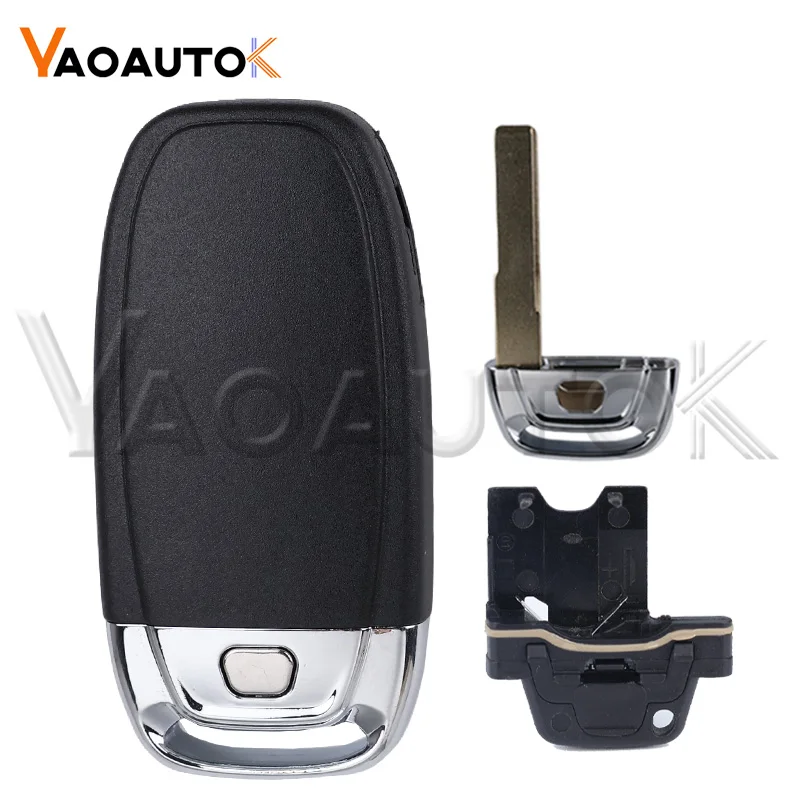 Smart Auto Remote Key Shell Case Fob For Audi A4l A3 A4 A5 A6 A8 Quattro Q5 Q7 A6 A8 Replacement Car Key Shell 3/4 Buttons