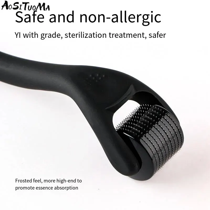 Clearance_Microneedle Derma Roller z igłami niesamowite narzędzie do mikroigłowania skóry twarzy uroda włosy broda skóra głowy kobiety i mężczyźni