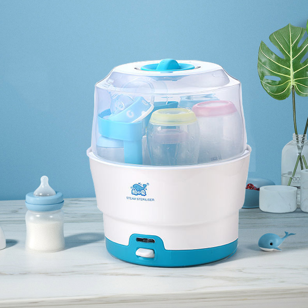 Esterilizador de biberones para bebés, fácil Control de un botón, esterilizadores eléctricos para biberones, chupetes, piezas de bomba de leche sin BPA