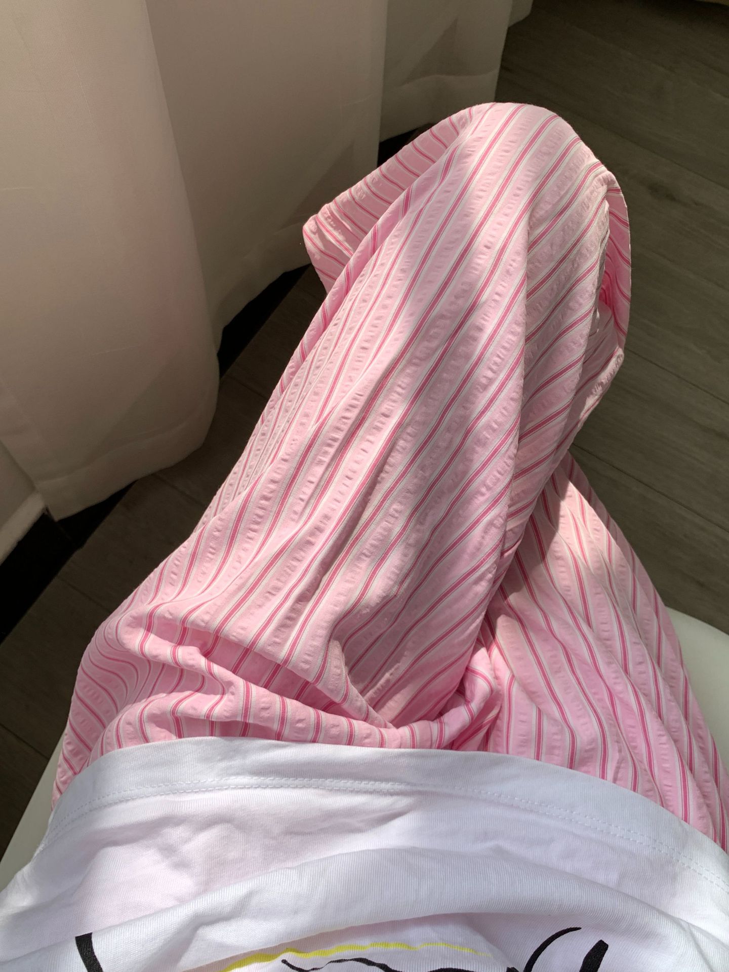 Pantalon droit rayé coréen décontracté avec cordon de serrage pour femmes, ample, vacances, Perppy, rose doux, taille haute, pantalon de bureau, été