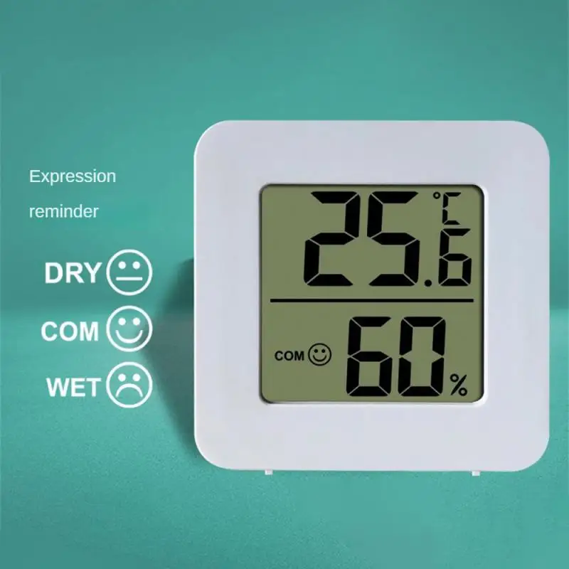 Mini termómetro interior LCD Digital temperatura ambiente higrómetro Sensor precisión estación meteorológica electrónica para el hogar
