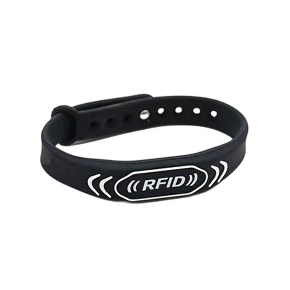 1 Chiếc 125KHZ EM4305 T5577 5200 Rewritable Chống Thấm Nước Có Thể Điều Chỉnh Dây Đeo Tay RFID Dây Silicone Vòng Tay Trống Dữ Liệu Keyfob