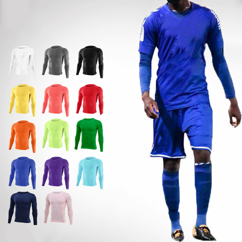 Hombres Mujeres niños niño niña compresión correr Base larga camiseta Fitness deporte baloncesto fútbol gimnasio ropa inferior B25