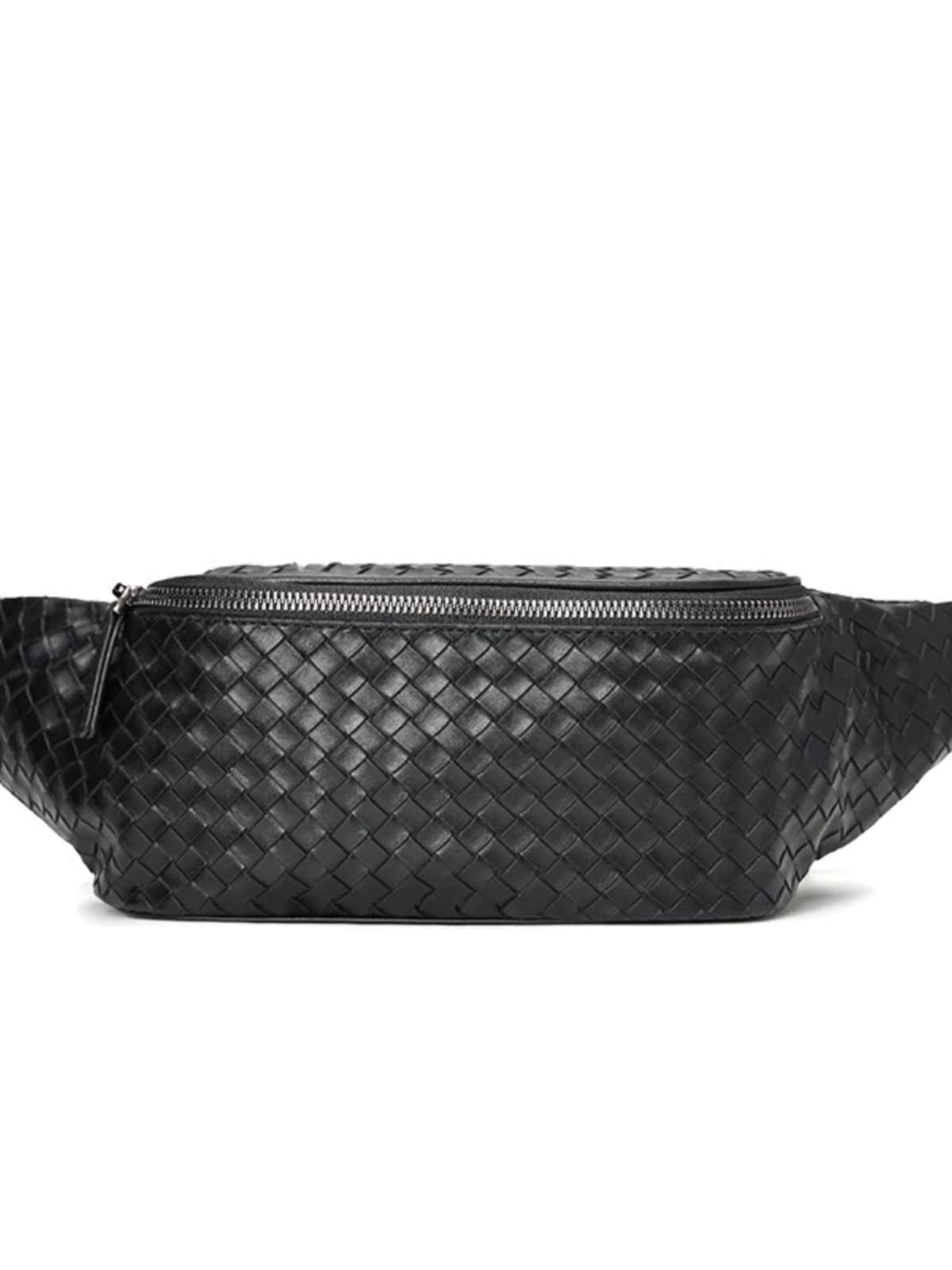 Fashionable Men's Small Chest Bag Versatile Back Pack Clean Knock 2025 New Arrival Slish Minimalist Leather Crossbody Bag