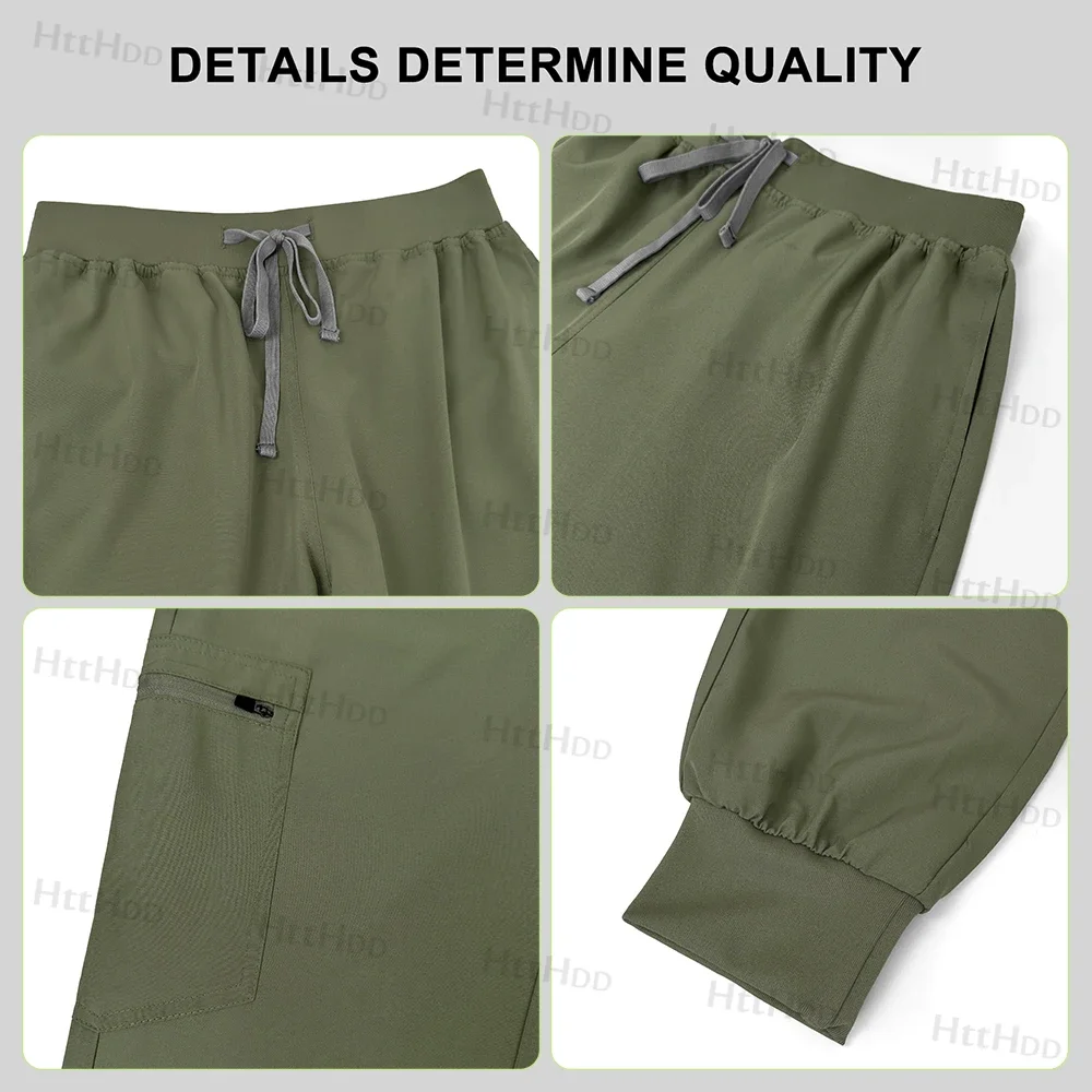 Uniformes médicos para médico y enfermera, camisa, conjunto para correr para mujer, accesorios hospitalarios, batas quirúrgicas para quirófano, ropa de trabajo para hombre, nuevo