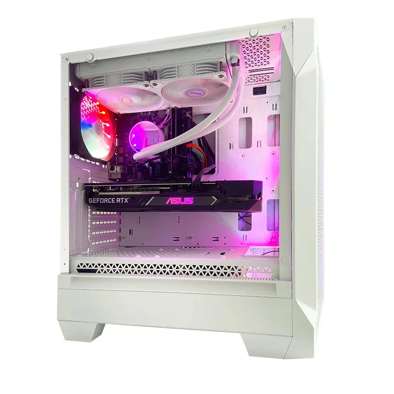 Factory I9 High Gaming Desktop Computer with Wired Keyboard Home Computers Set Assembled RTX3070 3080 4070 4080 4090  Gamier PC