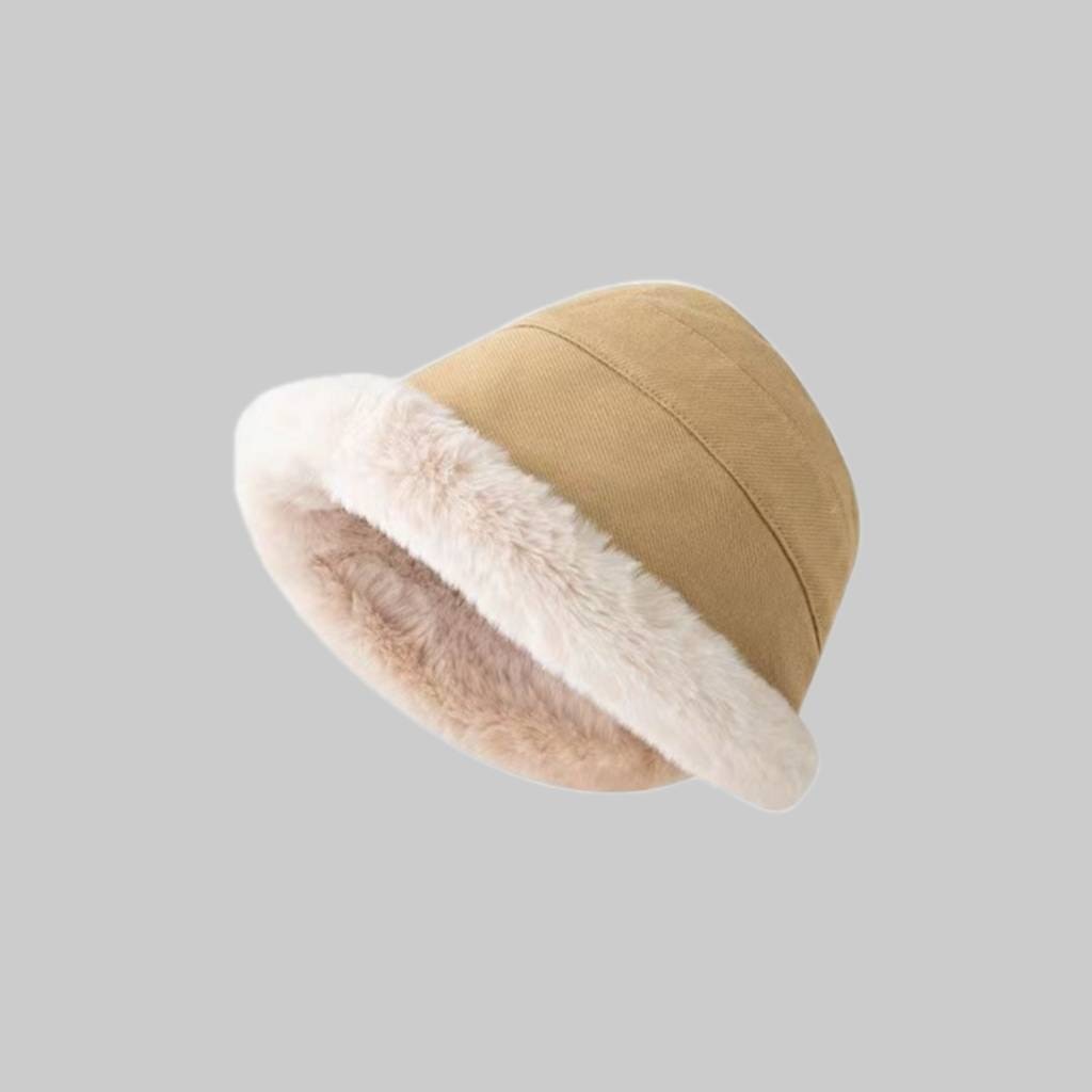 Cappello mongolo da donna autunno e inverno cappello caldo antivento stile nordico peluche spesso caldo pescatore bacino di protezione dell'orecchio