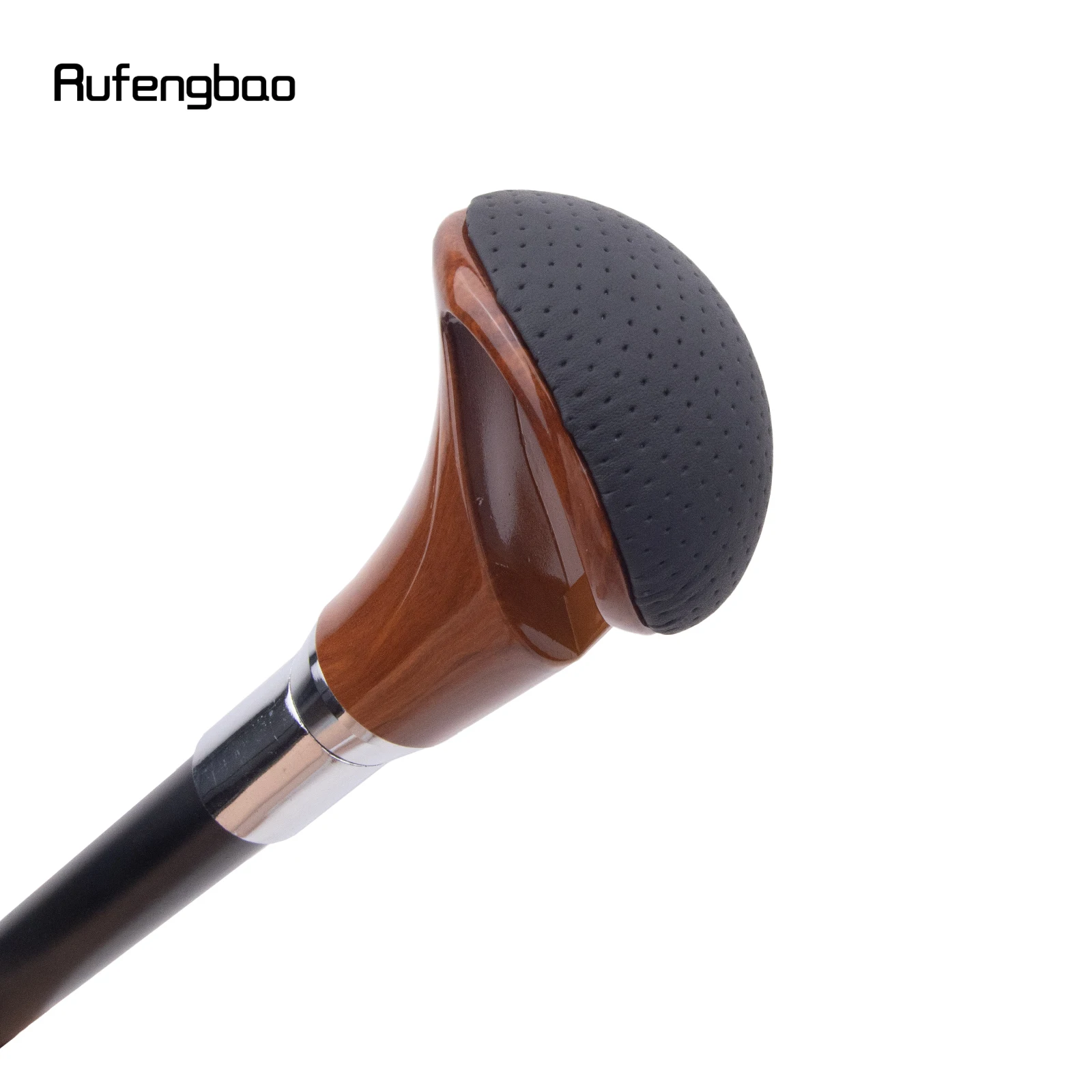 สีแดงหนังสีดําเงินเดิน Cane แฟชั่นตกแต่งเดิน Stick สุภาพบุรุษ Elegant คอสเพลย์ Cane Crosier 94 ซม